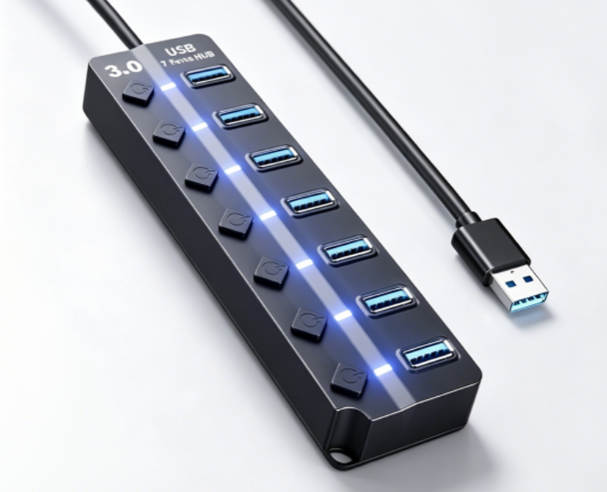 USB多端分线器